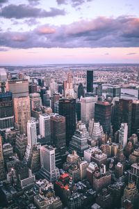 Preview wallpaper city, aerial view, buildings, cityscape, metropolis, new york