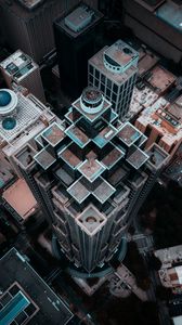 Preview wallpaper city, aerial view, buildings, architecture, cityscape