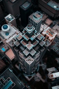 Preview wallpaper city, aerial view, buildings, architecture, cityscape