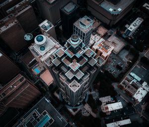 Preview wallpaper city, aerial view, buildings, architecture, cityscape