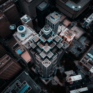 Preview wallpaper city, aerial view, buildings, architecture, cityscape