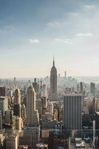 Preview wallpaper city, aerial view, buildings, cityscape, new york