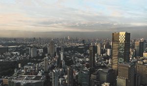 Preview wallpaper city, aerial view, buildings, cityscape