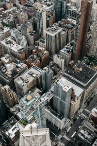 Preview wallpaper city, aerial view, buildings, metropolis, new york