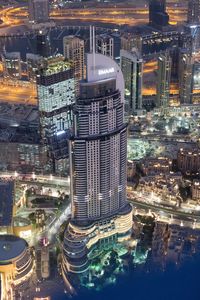 Preview wallpaper city, aerial view, buildings, skyscrapers, metropolis