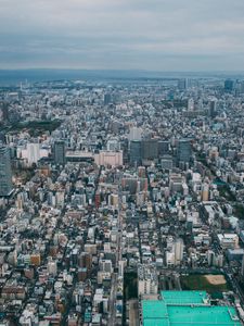 Preview wallpaper city, aerial view, cityscape, buildings