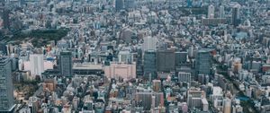 Preview wallpaper city, aerial view, cityscape, buildings