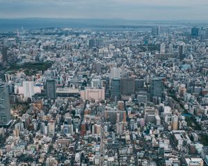 Preview wallpaper city, aerial view, cityscape, buildings