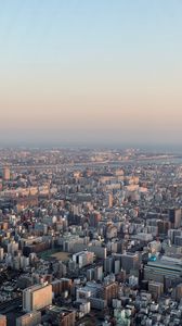 Preview wallpaper city, aerial view, cityscape, buildings, height