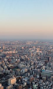 Preview wallpaper city, aerial view, cityscape, buildings, height