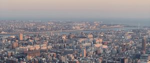 Preview wallpaper city, aerial view, cityscape, buildings, height