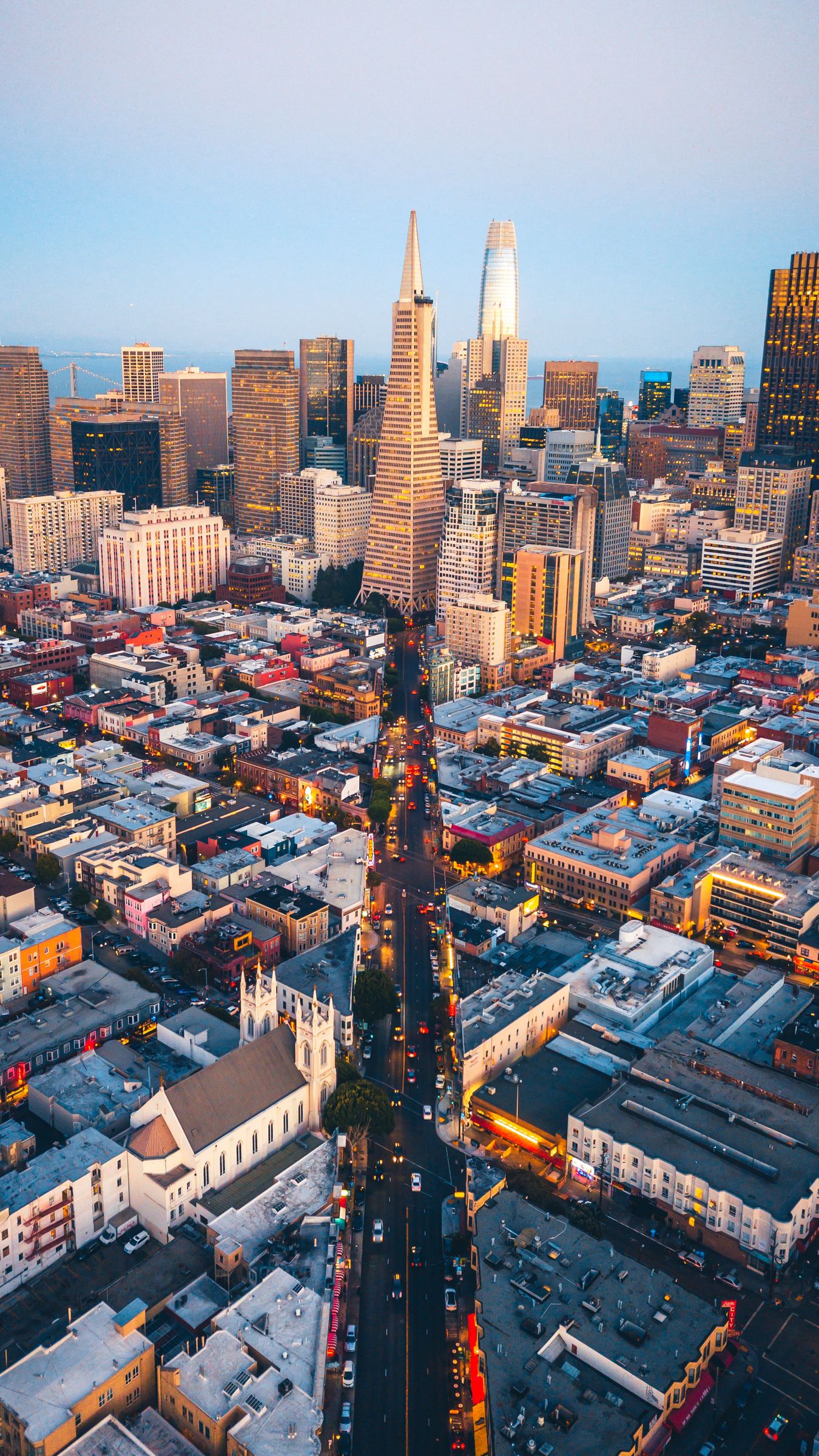 Download wallpaper 1350x2400 city, aerial view, metropolis, overview, san  francisco, usa iphone 8+/7+/6s+/6+ for parallax hd background
