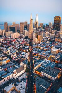 Preview wallpaper city, aerial view, metropolis, overview, san francisco, usa