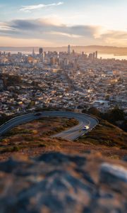 Preview wallpaper city, aerial view, overview, san francisco, california, usa
