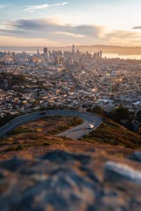 Preview wallpaper city, aerial view, overview, san francisco, california, usa