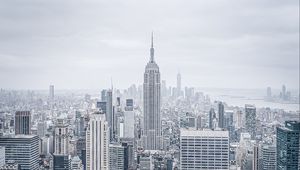 Preview wallpaper city, architecture, buildings, skyscraper, new york, usa