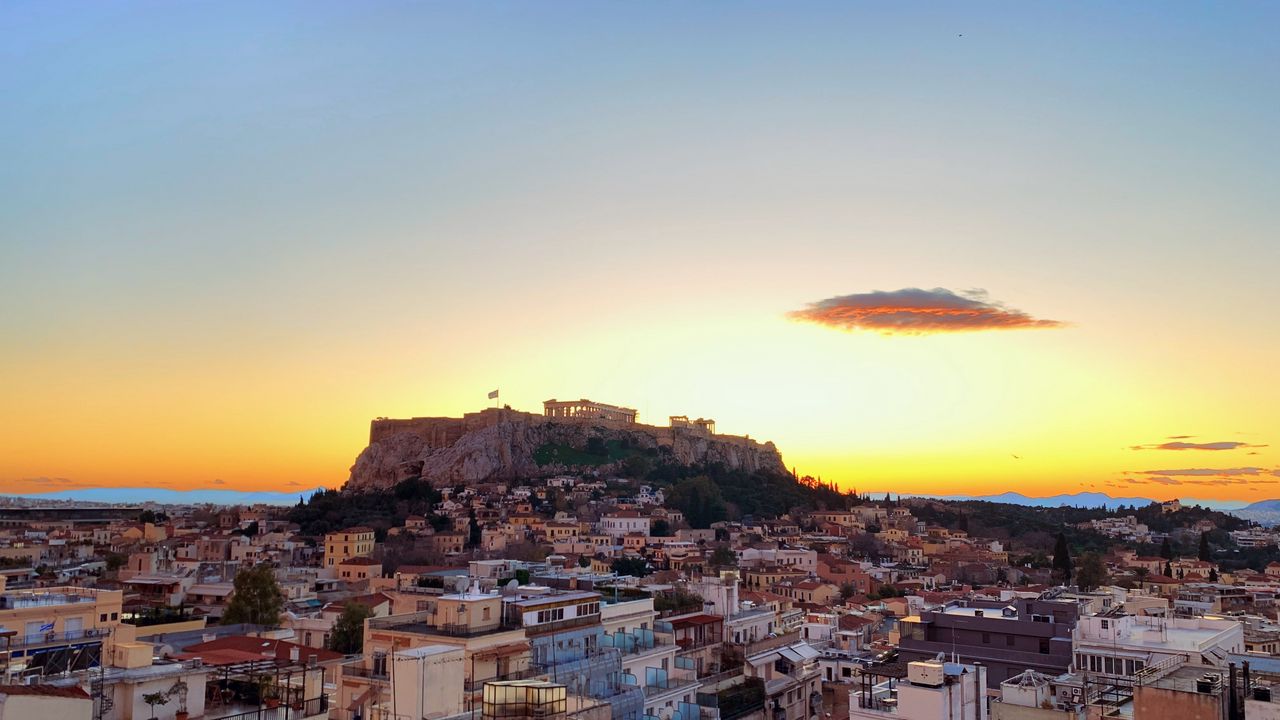 Wallpaper city, architecture, buildings, athens, greece