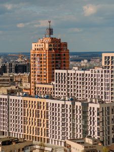 Preview wallpaper city, architecture, buildings, aerial view
