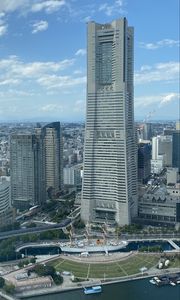 Preview wallpaper city, architecture, buildings, skyscraper, aerial view