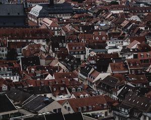 Preview wallpaper city, architecture, roofs, buildings, houses