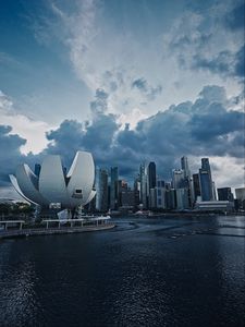 Preview wallpaper city, architecture, skyscrapers, modern