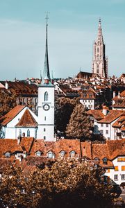 Preview wallpaper city, architecture, tower, old, buildings