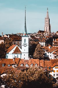 Preview wallpaper city, architecture, tower, old, buildings