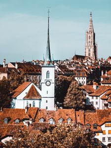 Preview wallpaper city, architecture, tower, old, buildings