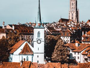 Preview wallpaper city, architecture, tower, old, buildings