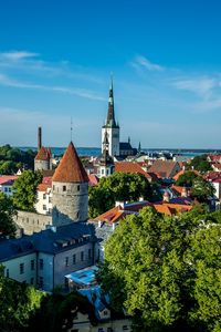 Preview wallpaper city, architecture, tower, old, tallinn, estonia