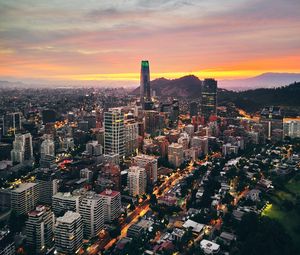 Preview wallpaper city, architecture, tower, buildings, evening