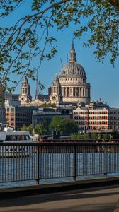 Preview wallpaper city, architecture, water, buildings