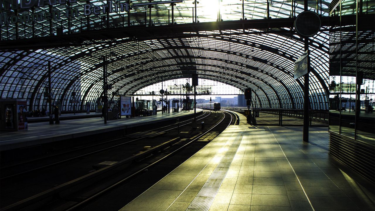 Wallpaper city, berlin, station, railway