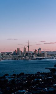 Preview wallpaper city, building, architecture, sea, coast