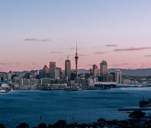 Preview wallpaper city, building, architecture, sea, coast