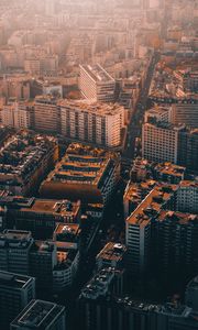 Preview wallpaper city, buildings, aerial view, architecture, cityscape