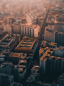 Preview wallpaper city, buildings, aerial view, architecture, cityscape