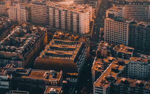 Preview wallpaper city, buildings, aerial view, architecture, cityscape