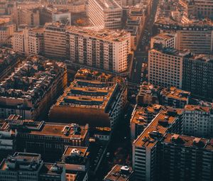 Preview wallpaper city, buildings, aerial view, architecture, cityscape