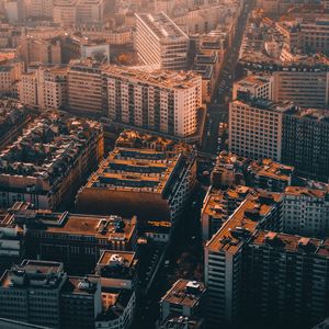 Preview wallpaper city, buildings, aerial view, architecture, cityscape