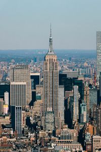 Preview wallpaper city, buildings, aerial view, metropolis, architecture, new york