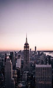 Preview wallpaper city, buildings, aerial view, architecture, metropolis, new york