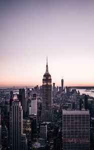 Preview wallpaper city, buildings, aerial view, architecture, metropolis, new york