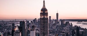 Preview wallpaper city, buildings, aerial view, architecture, metropolis, new york