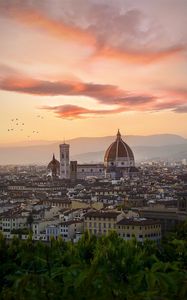 Preview wallpaper city, buildings, aerial view, architecture, old