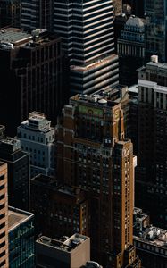 Preview wallpaper city, buildings, aerial view, architecture, new york