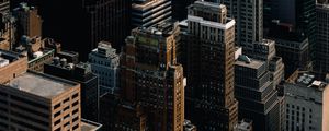 Preview wallpaper city, buildings, aerial view, architecture, new york