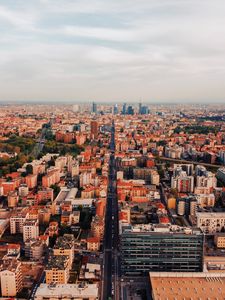 Preview wallpaper city, buildings, aerial view, cityscape, overview