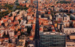 Preview wallpaper city, buildings, aerial view, cityscape, overview