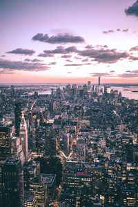 Preview wallpaper city, buildings, aerial view, metropolis, cityscape, new york